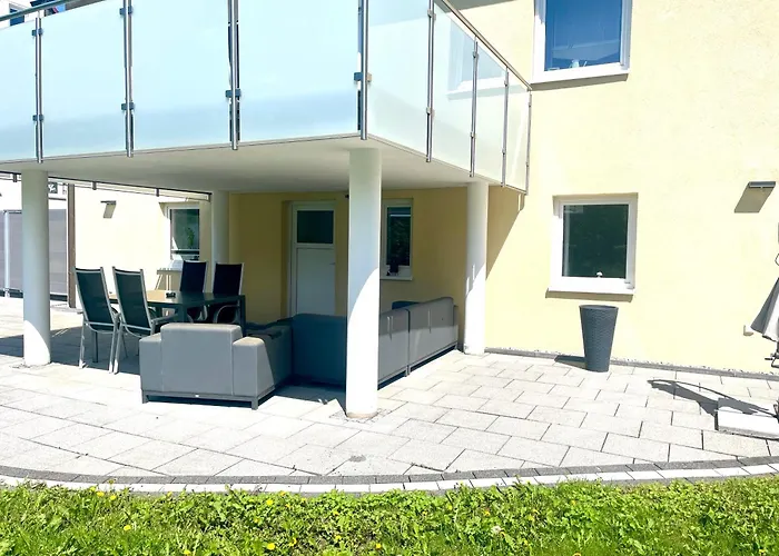 Stilvolles Designappartment Mit Terasse & Garten Im Idylischem * Bindlach